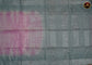 Bhagelpuri Cotton Saree in baby pink and grey combination withsilver checks and border