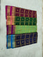 PURE MYSORE CREPE SILK SAREES WITH BIG CHEX WITH BENTEX BORDER