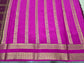 PURE MYSORE CREPE SILK SAREES WITH BIG CHEX WITH BENTEX BORDER
