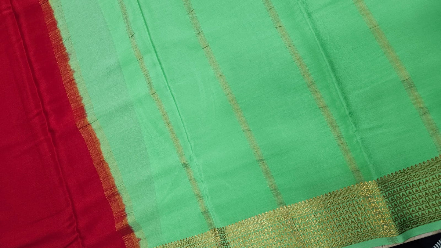 PURE MYSORE CREPE SILK SAREES