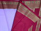 PURE MYSORE CREPE SILK SAREES WITH CHEX PATTERN