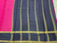 PURE MYSORE CREPE SILK SAREE CHEX WITH BENTEX BORDER