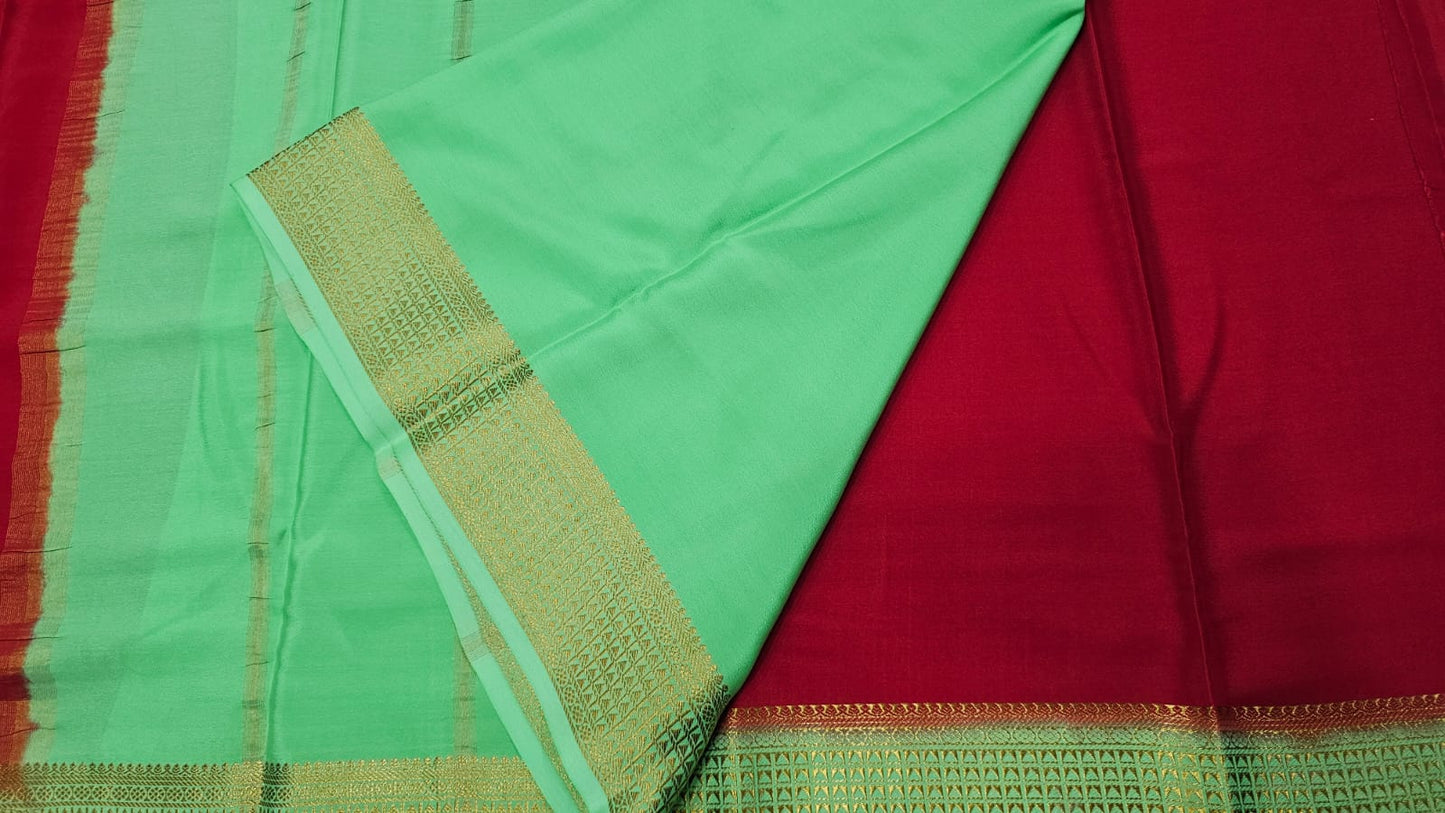 PURE MYSORE CREPE SILK SAREES