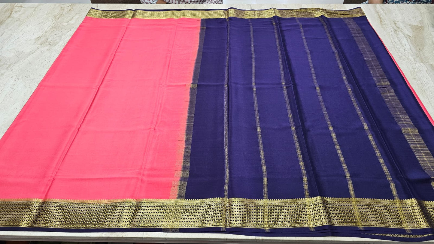 PURE MYSORE CREPE SILK SAREES