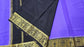 PURE MYSORE CREPE SILK SAARES WITH PLAIN AND CONTRAST BORDER
