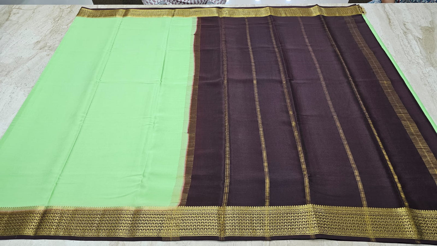 PURE MYSORE CREPE SILK SAREES