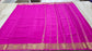 PURE MYSORE CREPE SILK SAARES WITH PLAIN AND CONTRAST BORDER