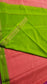PURE MYSORE CREPE SILK SAREES WITH SMALL BORDER