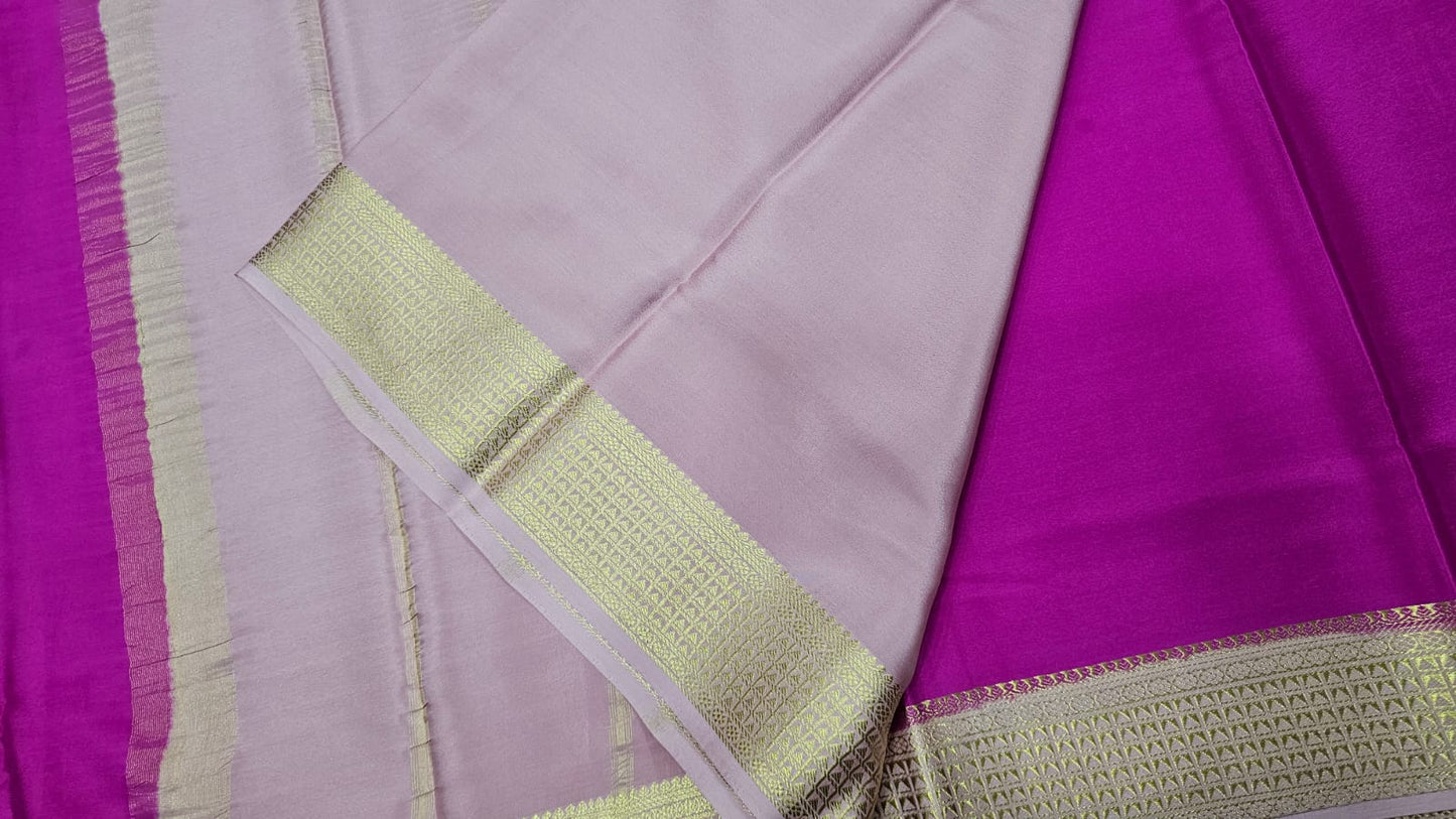 PURE MYSORE CREPE SILK SAREES