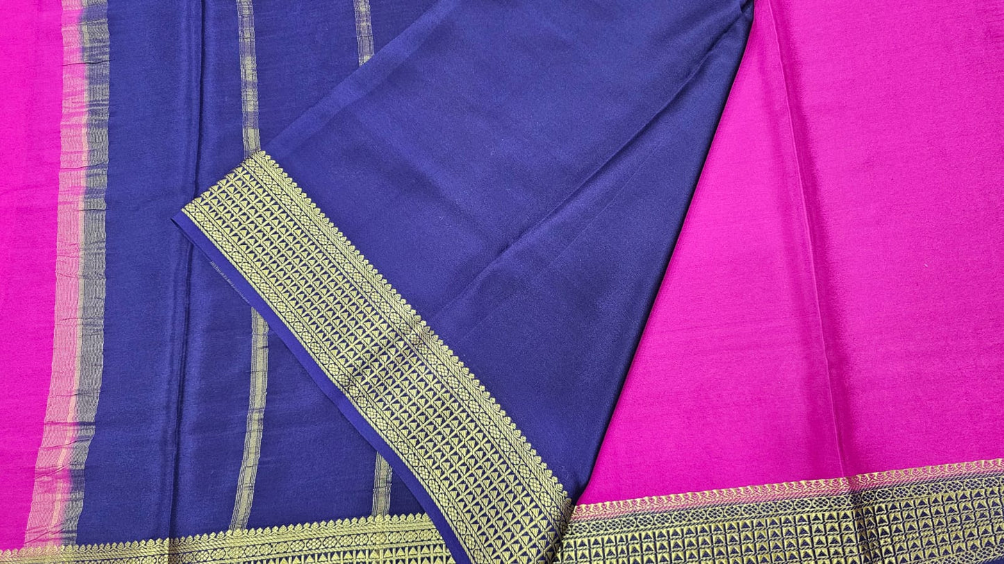 PURE MYSORE CREPE SILK SAREES