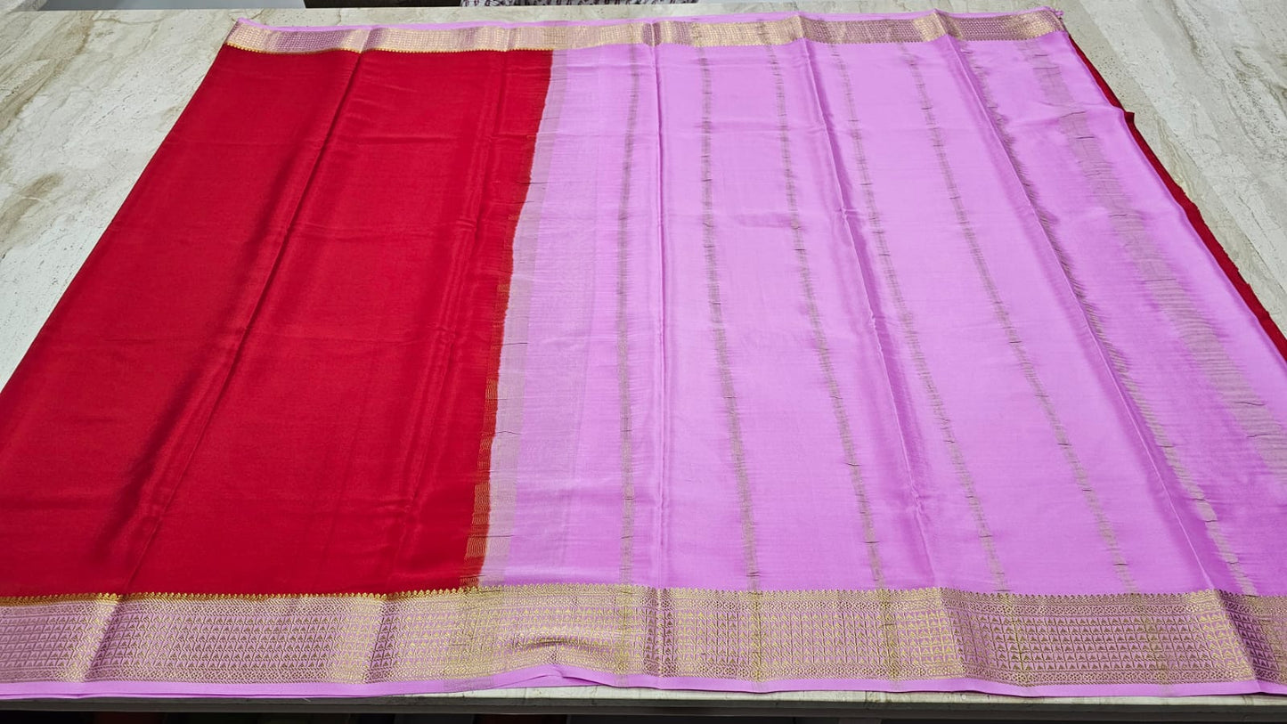 PURE MYSORE CREPE SILK SAREES