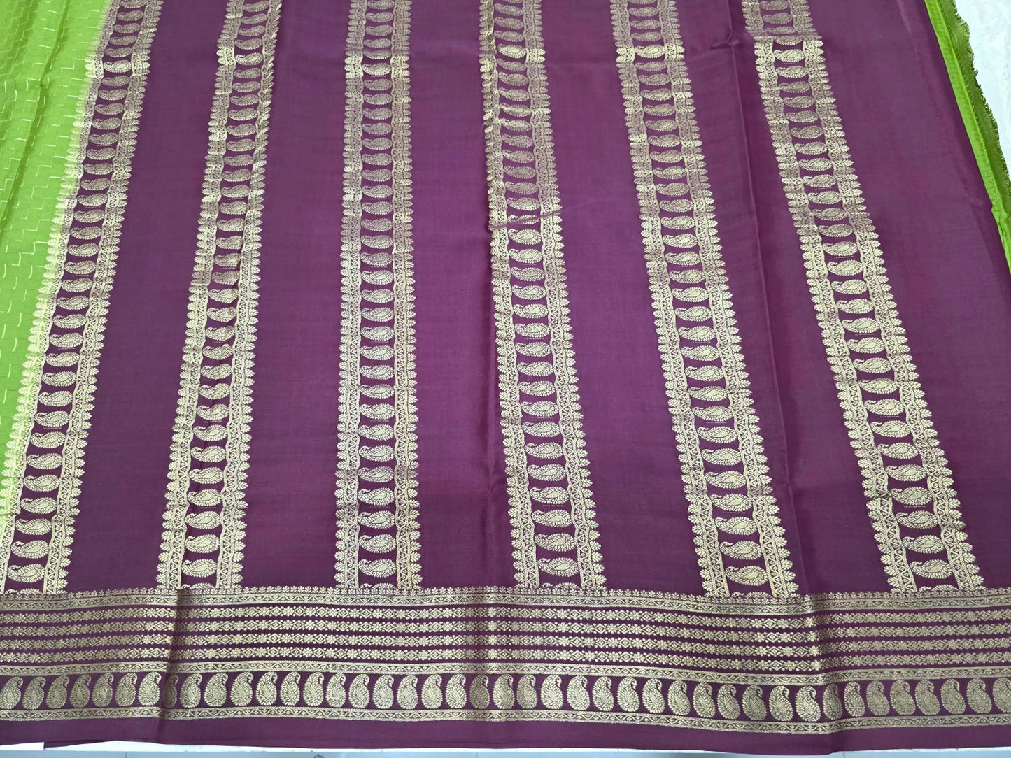 PURE MYSORE CREPE SILK SAREES WITH CHEX PATTERN