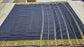 PURE MYSORE CREPE SILK SAARES WITH PLAIN AND CONTRAST BORDER