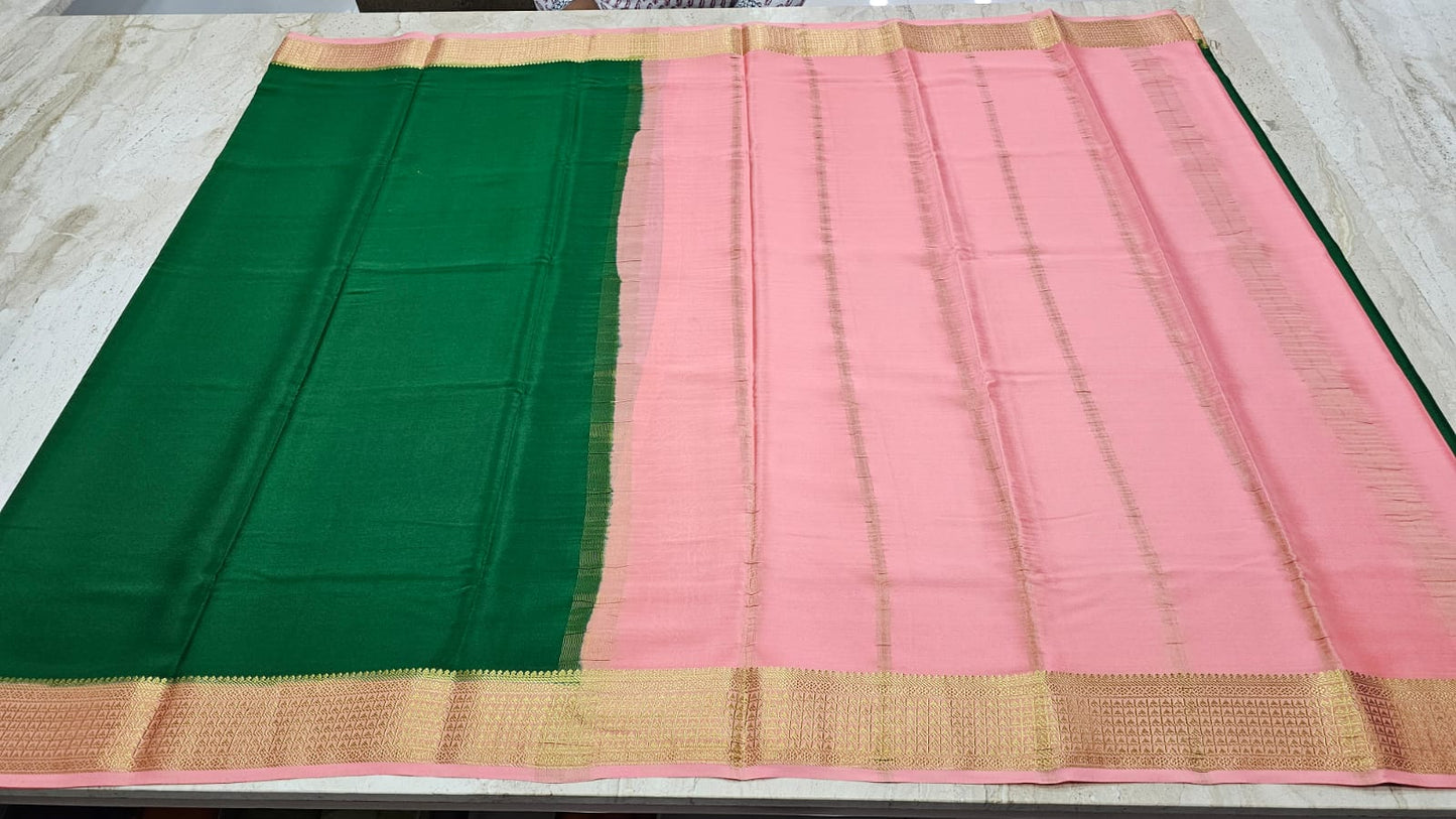 PURE MYSORE CREPE SILK SAREES