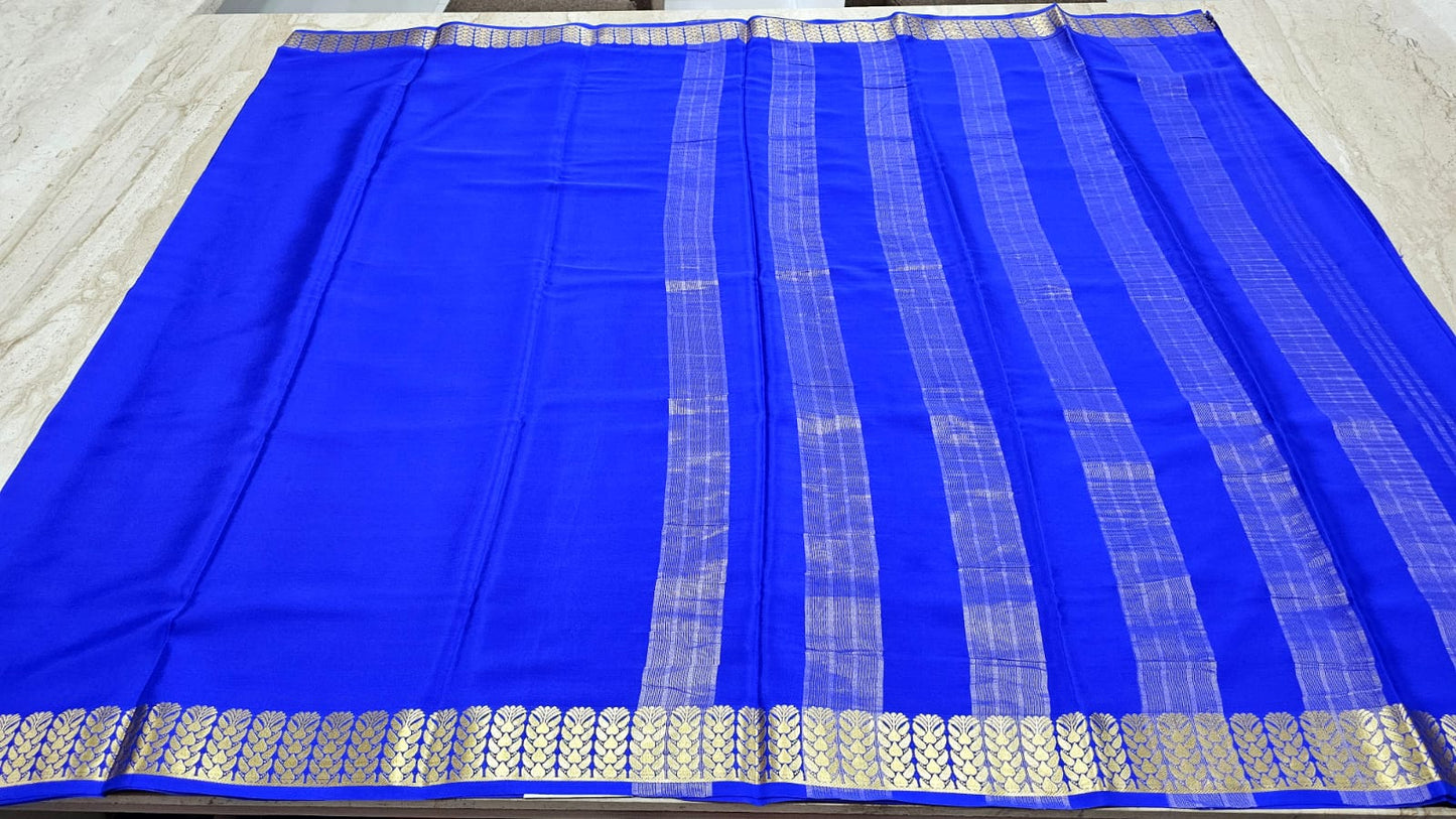 PURE MYSORE CREPE SILK SAREES