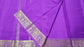 PURE MYSORE CREPE SILK SAARES WITH PLAIN AND CONTRAST BORDER