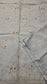 semi organza fancy saree in ice blue self with allover embroidery work