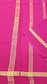 mysore crepe silk sarees in KSIC Finish in rani pink in bentex border
