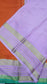 mysore crepe silK in KSIC Finish in orange with lavender pink 3d color