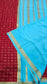 Mysore silk saree KSIC Finish in chilly red with ananda blue
