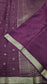 Mysore silk saree KSIC Finish in brick red self striep pattern