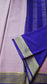 Mysore silk saree KSIC Finish in onion pink with purple checks pattern