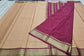 PURE MYSORE CREPE SILK SAREES CHECKS PATTERN