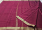 PURE MYSORE CREPE SILK SAREES WITH SMALL BORDER  PRICE