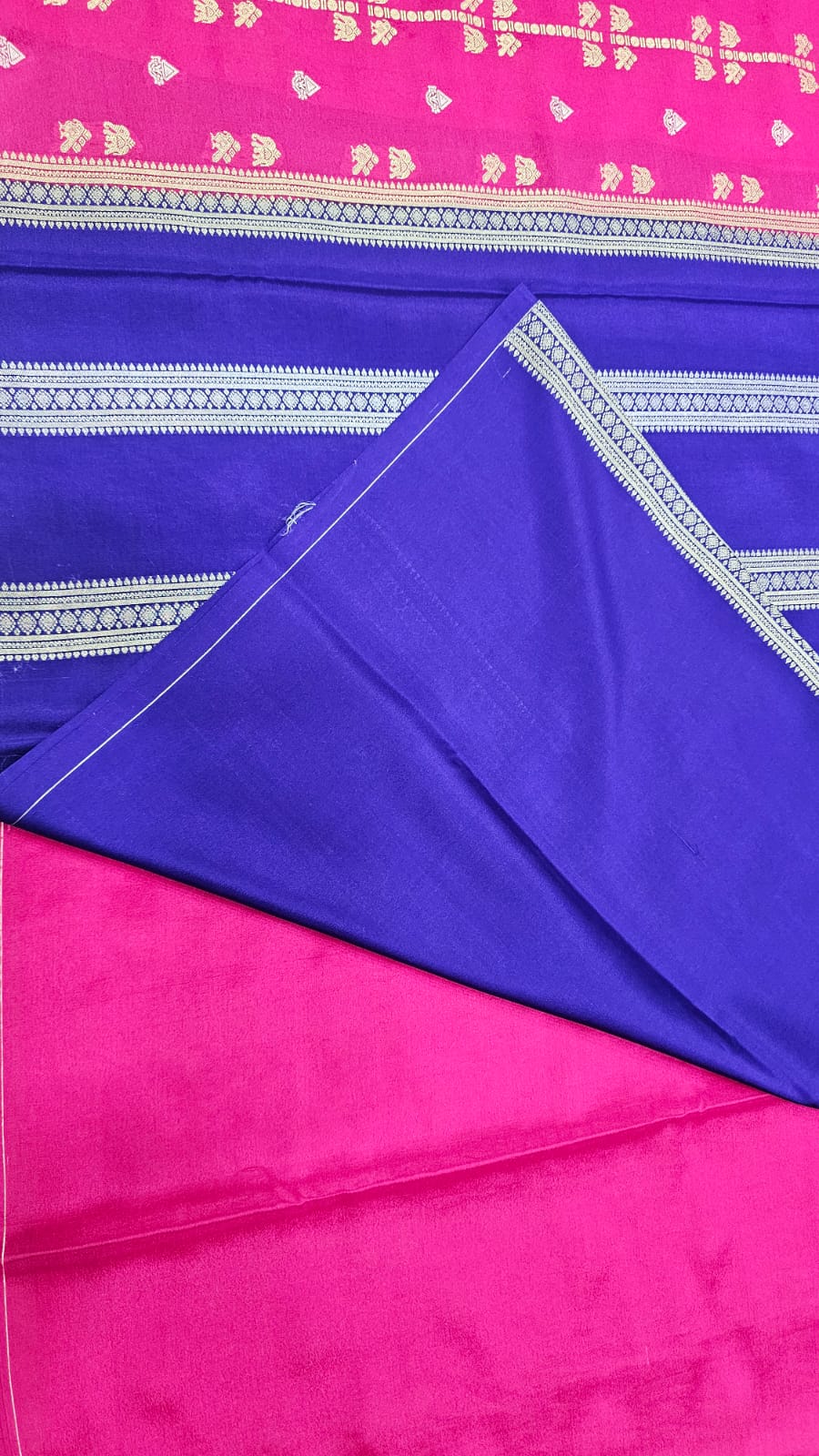 PURE MYSORE CREPE SILK SAREES WITH BORDERLESS SAARE