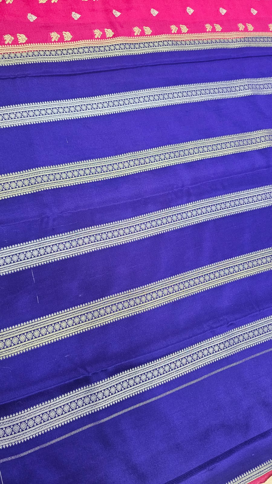 PURE MYSORE CREPE SILK SAREES WITH BORDERLESS SAARE