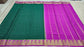 PURE MYSORE CREPE SILK SAREES WITH MANGO BORDER