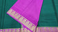PURE MYSORE CREPE SILK SAREES WITH MANGO BORDER