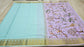 PURE MYSORE CREPE SILK SAREES WITH PALLU AND BLOUSE EMBROIDERY