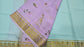 PURE MYSORE CREPE SILK SAREES WITH PALLU AND BLOUSE EMBROIDERY