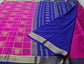 PURE MYSORE CREPE SILK SAREES CHECKS WITH GANDABERUNDA BUTTA