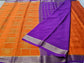 PURE MYSORE CREPE SILK SAREES CHECKS WITH GANDABERUNDA BUTTA