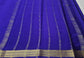 PURE MYSORE CREPE SILK SAREES WITH SMALL BORDER  PRICE