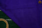 Venkatagiri Pure Silk Saree in Green and Royal Blue Combination.