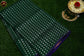 Venkatagiri Pure Silk Saree in Green and Royal Blue Combination.