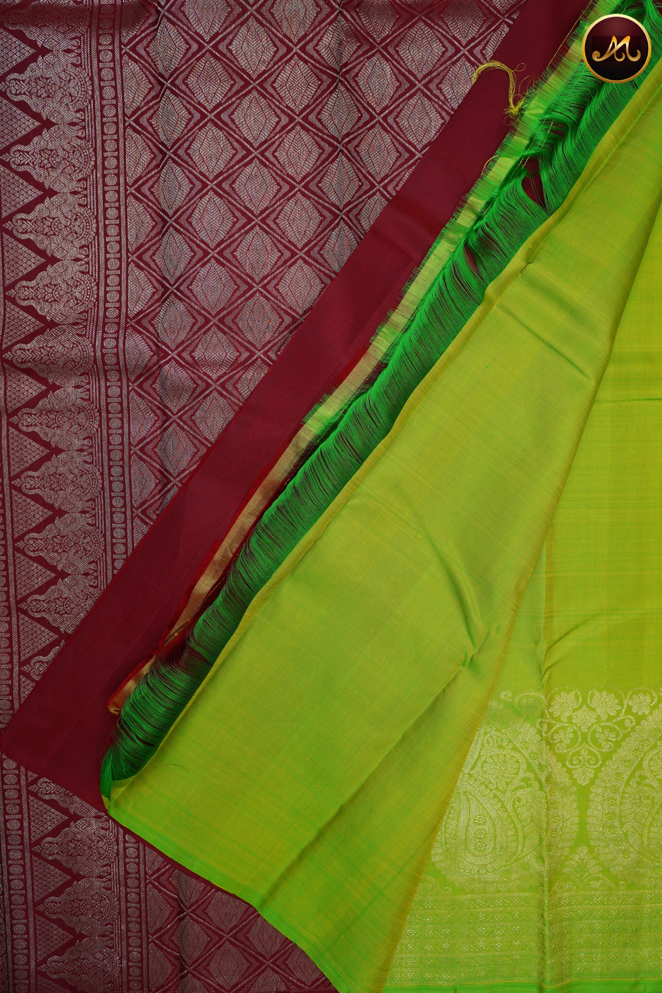 Green Color New Design Soft Lichi Silk Golden Jari Design in All Over the  Body With Heavy Jaquard Border Design Saree South Indian Saree - Etsy